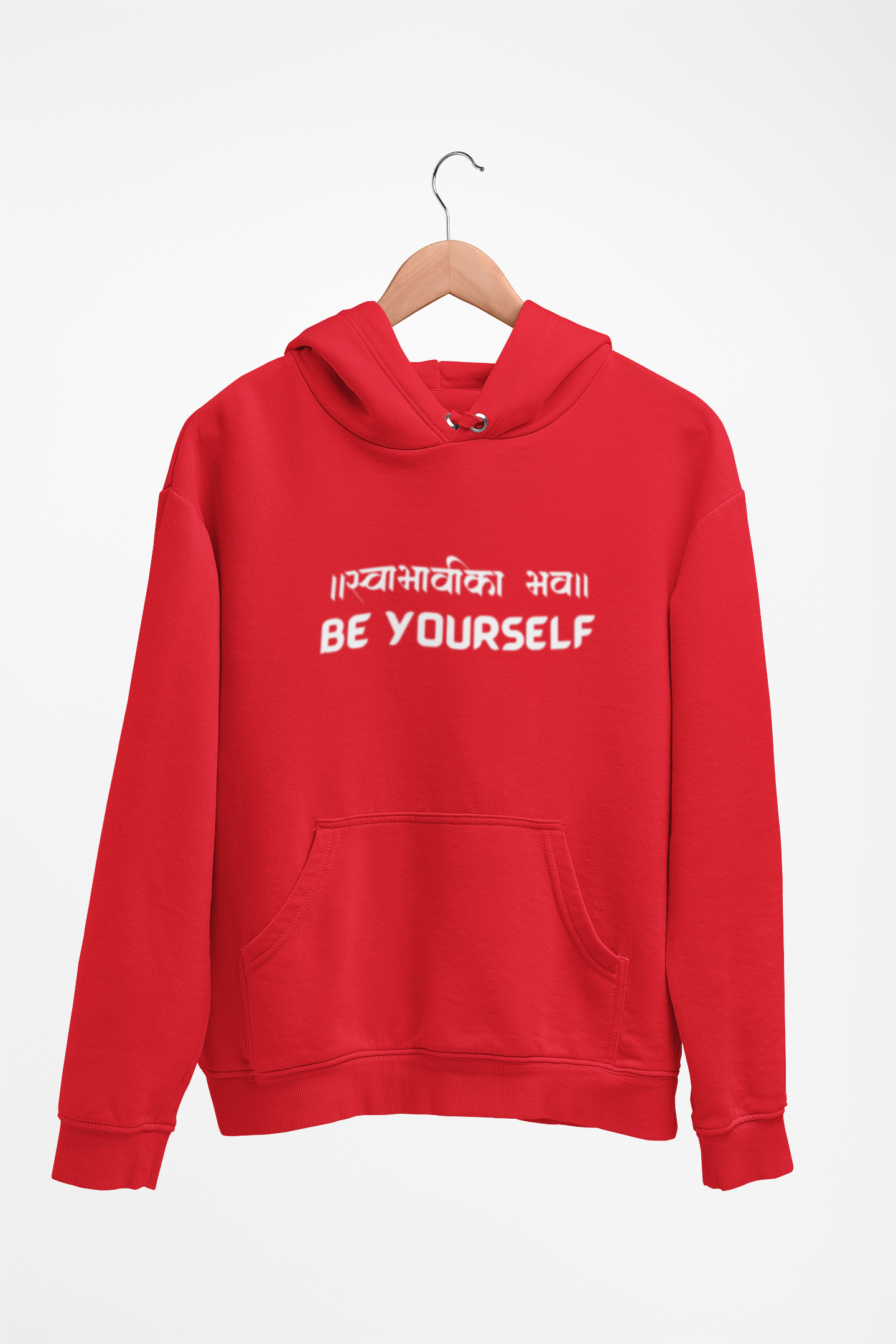 BE YOURSELF SANATANI UNISEX HOODED SWEATSHIRT