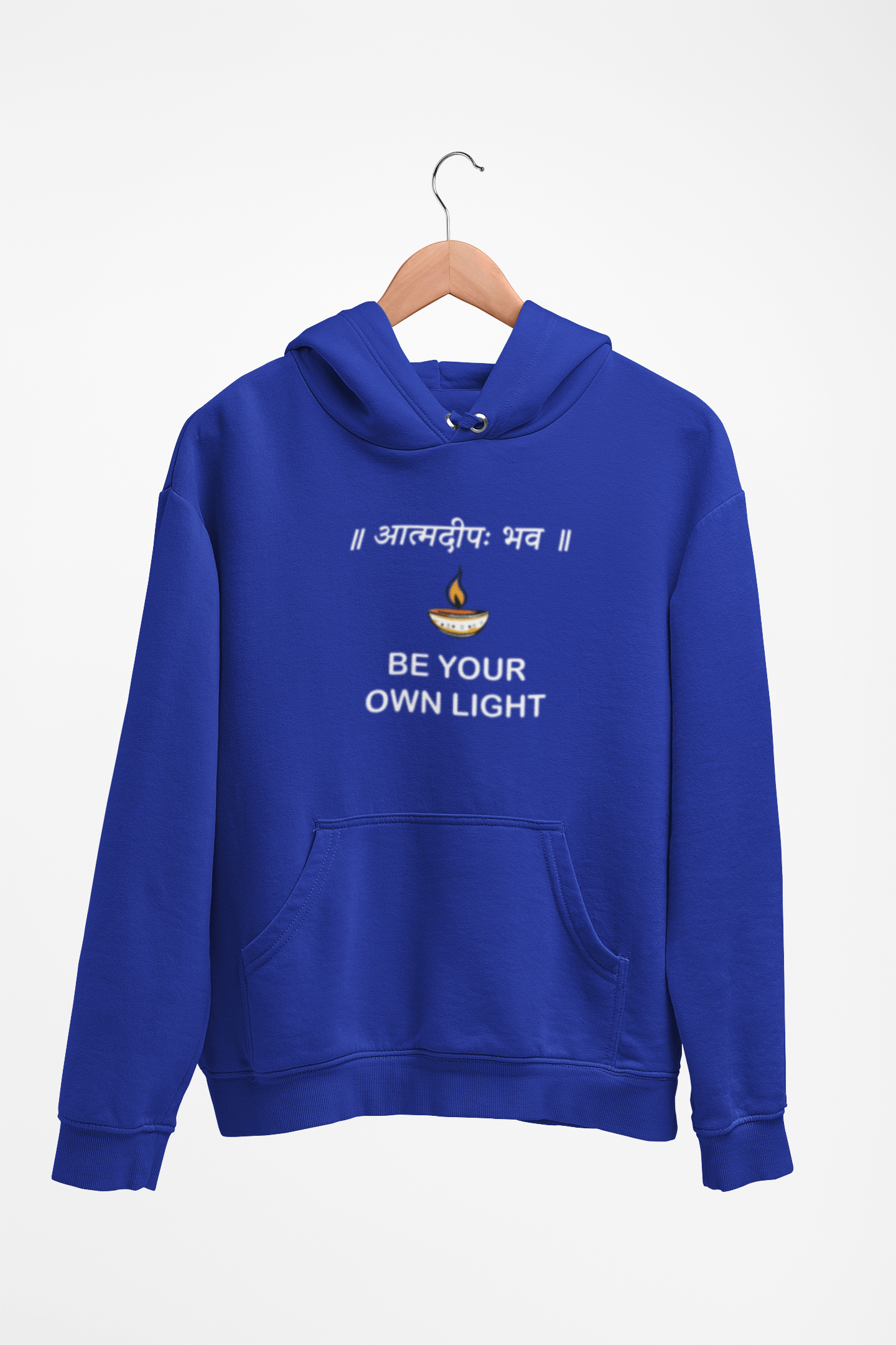 BE YOUR OWN LIGHT SANATANI UNISEX HOODED SWEATSHIRT