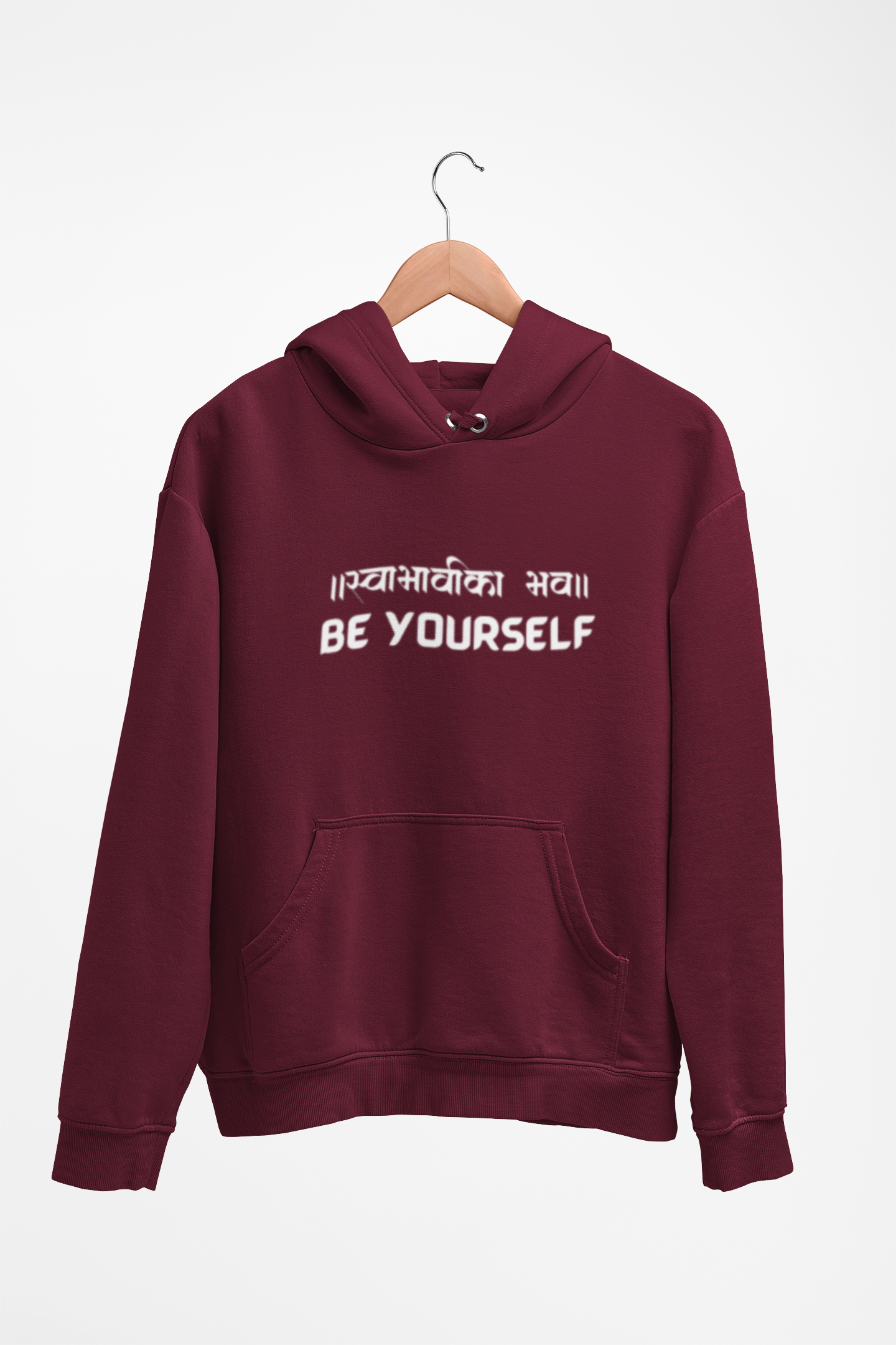 BE YOURSELF SANATANI UNISEX HOODED SWEATSHIRT