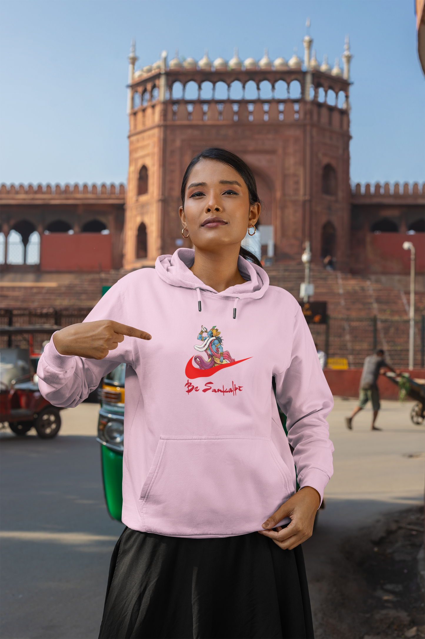 BE SANKALPI UNISEX HOODED SWEATSHIRT