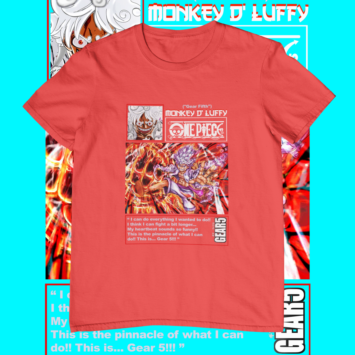 LUFFY GEAR 5 UNISEX TSHIRT 2