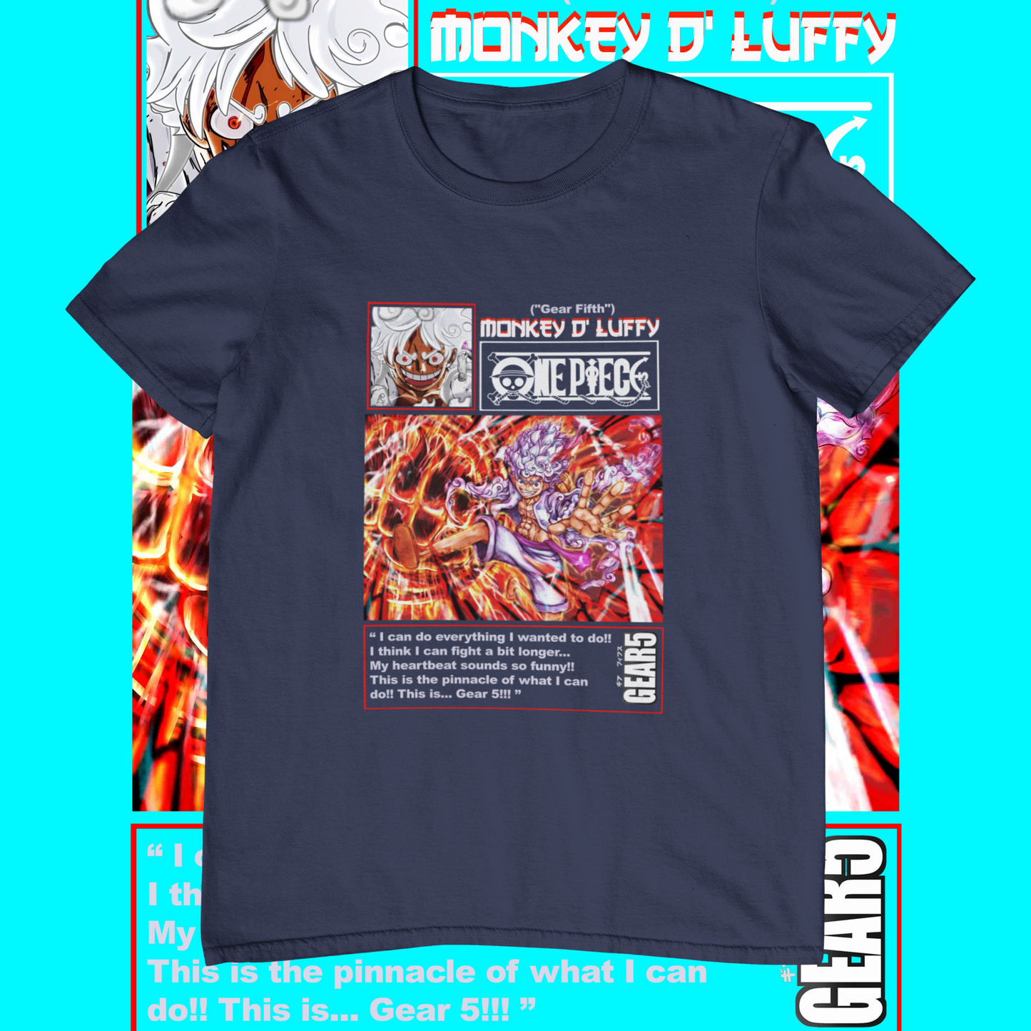 LUFFY GEAR 5 UNISEX TSHIRT 2