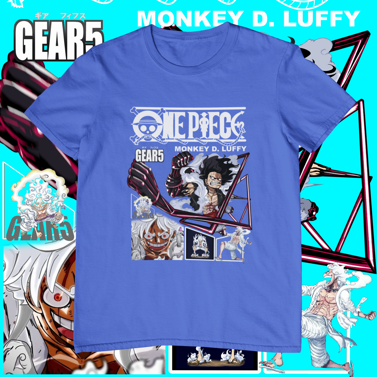 LUFFY GEAR 5 UNISEX TSHIRT 5