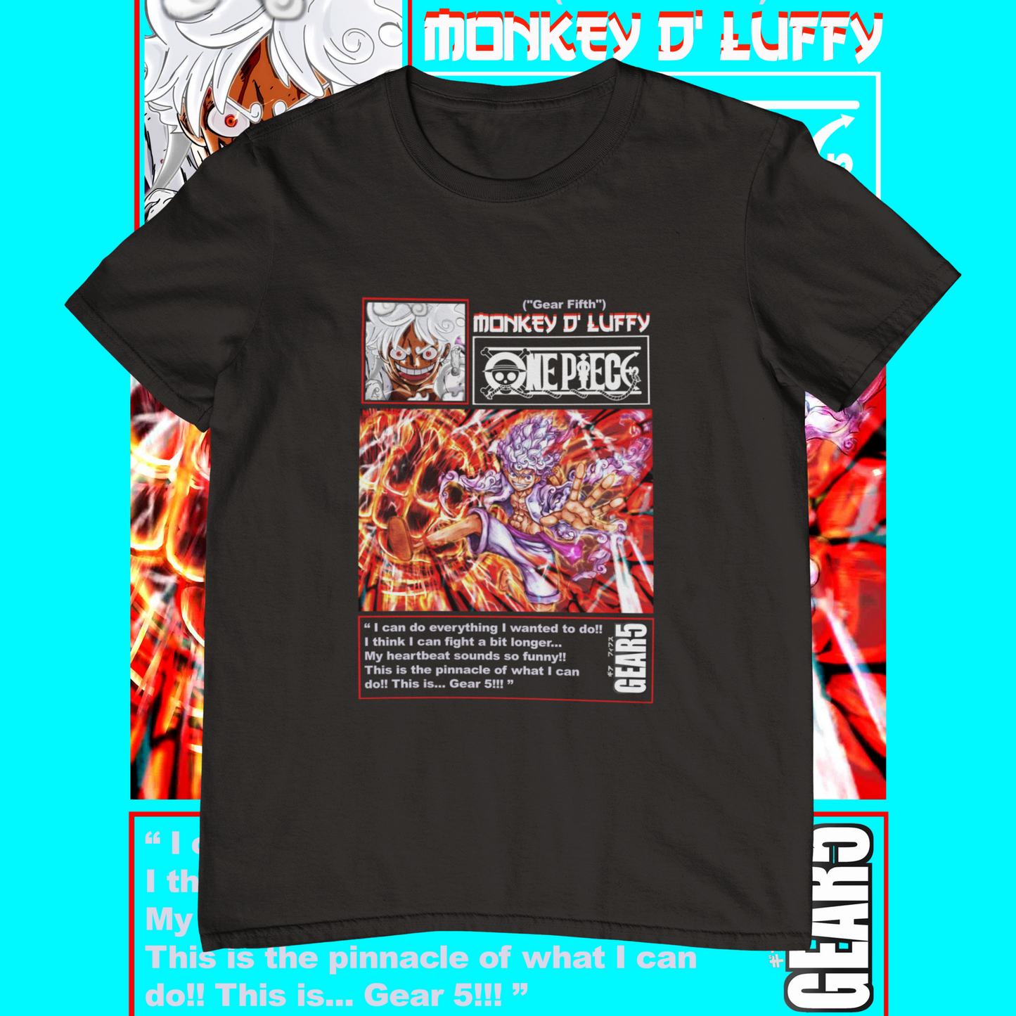 LUFFY GEAR 5 UNISEX TSHIRT 2