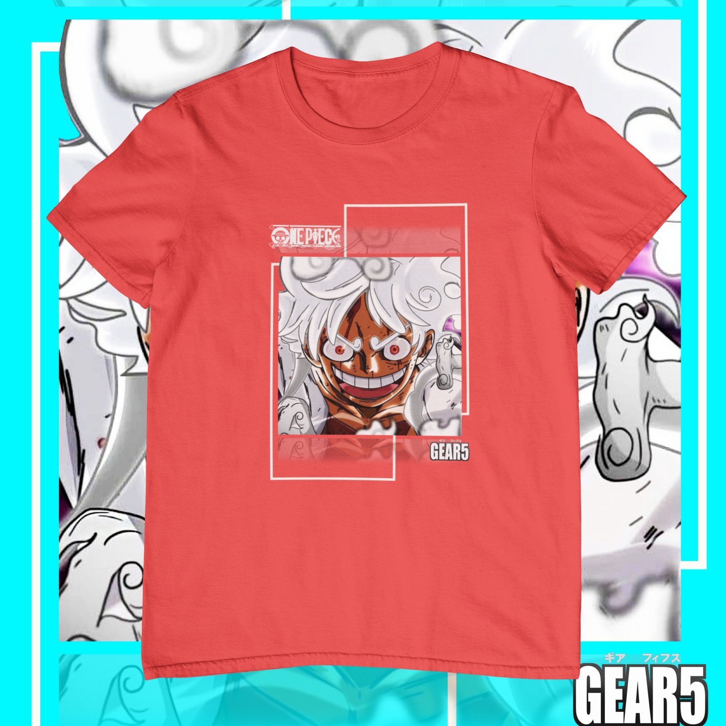 LUFFY GEAR 5 UNISEX TSHIRT 4