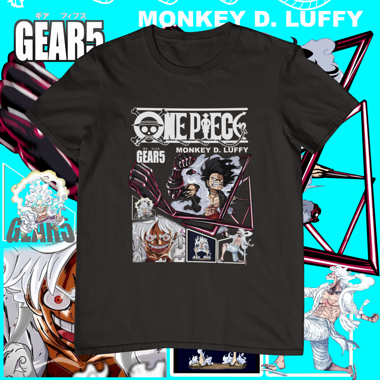 LUFFY GEAR 5 UNISEX TSHIRT 5