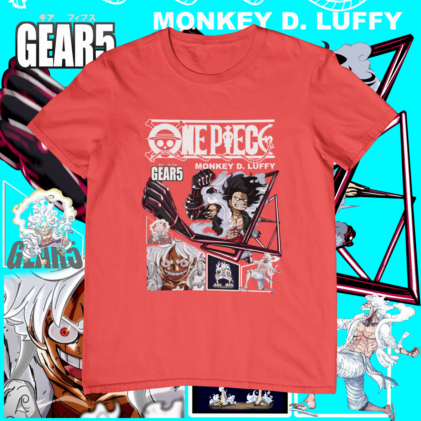 LUFFY GEAR 5 UNISEX TSHIRT 5